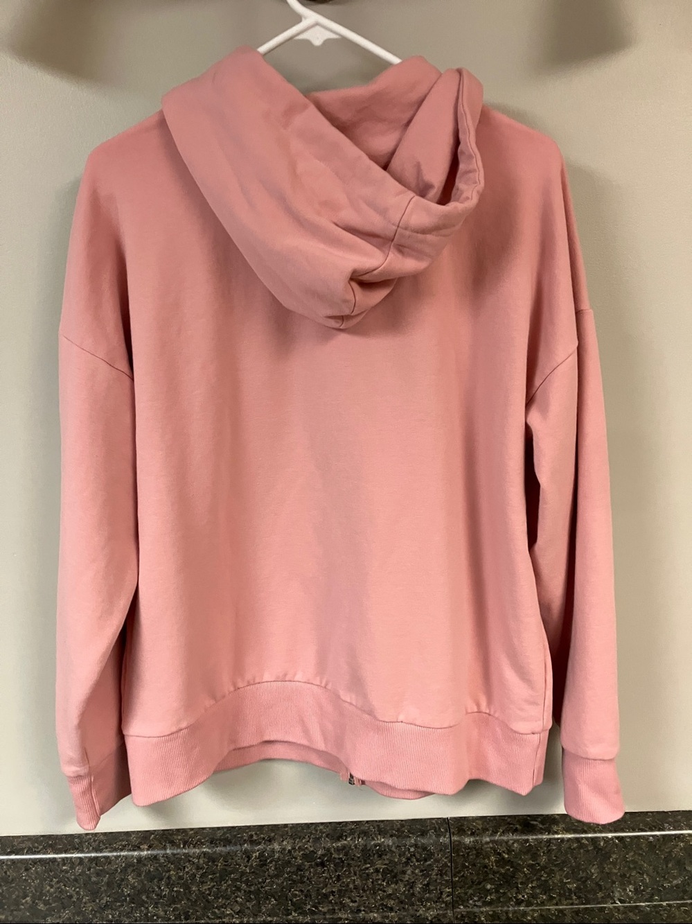 Time & Tru pink full zip hoodie jacket XL 16/18 - Picture 4 of 8